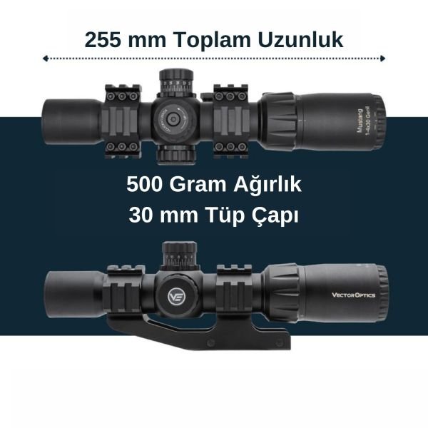 トイガン VectorOptics Mustang 1-4x30 GenII 1-4x LPVO | Mustang 1-4x30 .22LR Rifle Scope – Vector Optics