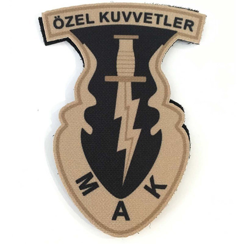 ÖZEL KUVVETLER M.A.K. PATCH ARMA -TAN