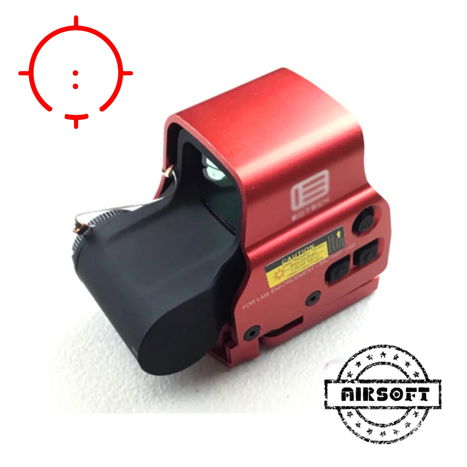 SOTAC 558 Red Dot Sight Metal Scope 10 Levels Brightness Adjustment Sight Nişangah - Kırmızı
