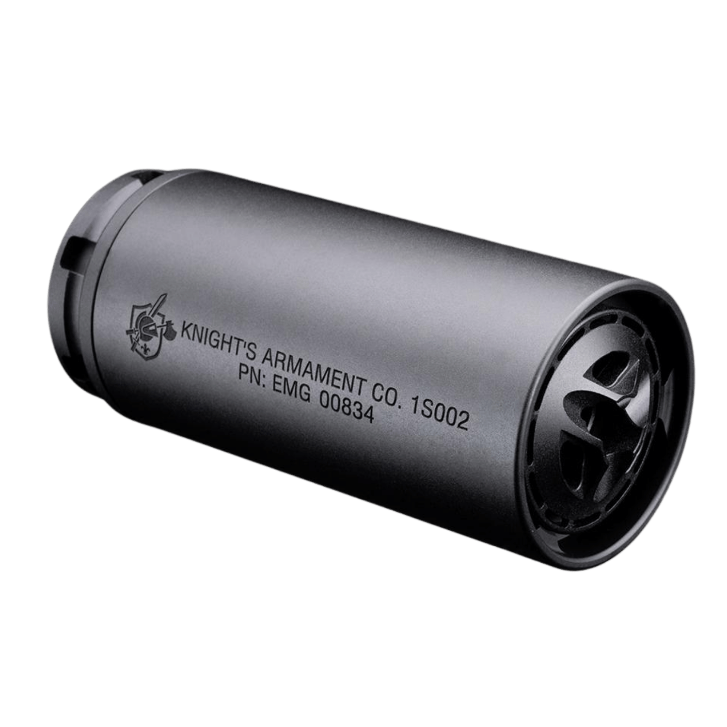 EMG x Knight's Armament QDC Siyah Airsoft Susturucu + eHUB Flash Hider Dahil
