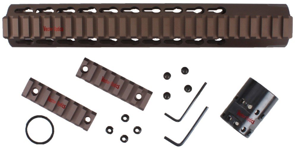 Gen III Slim 10'' 261mm KeyMod Metal El Kundağı BRONZ