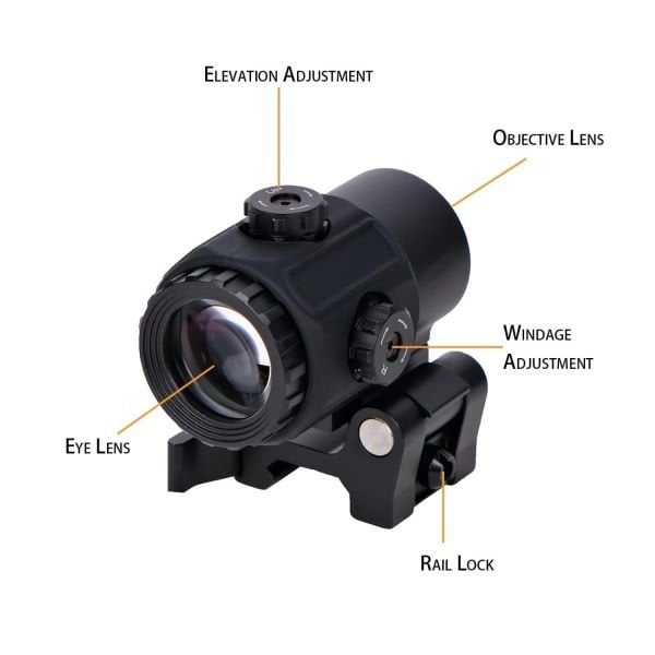 SOTAC G43 Riflescope 3x Magnifier   - Riflescope Magnifier for Enhanced Accuracy and Targeting Nişangah