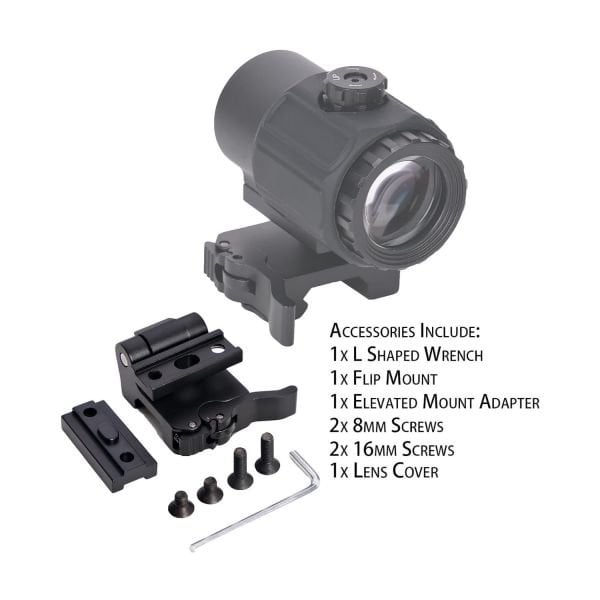 SOTAC G43 Riflescope 3x Magnifier   - Riflescope Magnifier for Enhanced Accuracy and Targeting Nişangah
