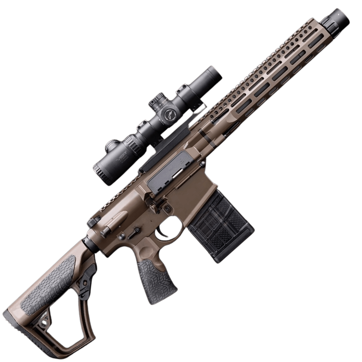 EMG x Daniel Defense DD5 Mil Spec Brown Airsoft AEG Tüfek Kestrel V2 ETU (EMG-DD105C-10.5-BR)