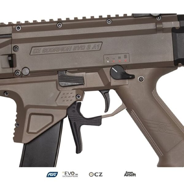 ASG CZ Scorpion EVO 3 ATEK Tan Dual Tone AEG Airsoft Tüfek