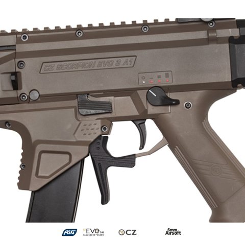 ASG CZ Scorpion EVO 3 ATEK AEG AIRSOFT TÜFEK -TAN / Dual Tone