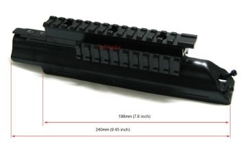 AK47 AK74 üst kapağa monte 3'lü ray sistemi