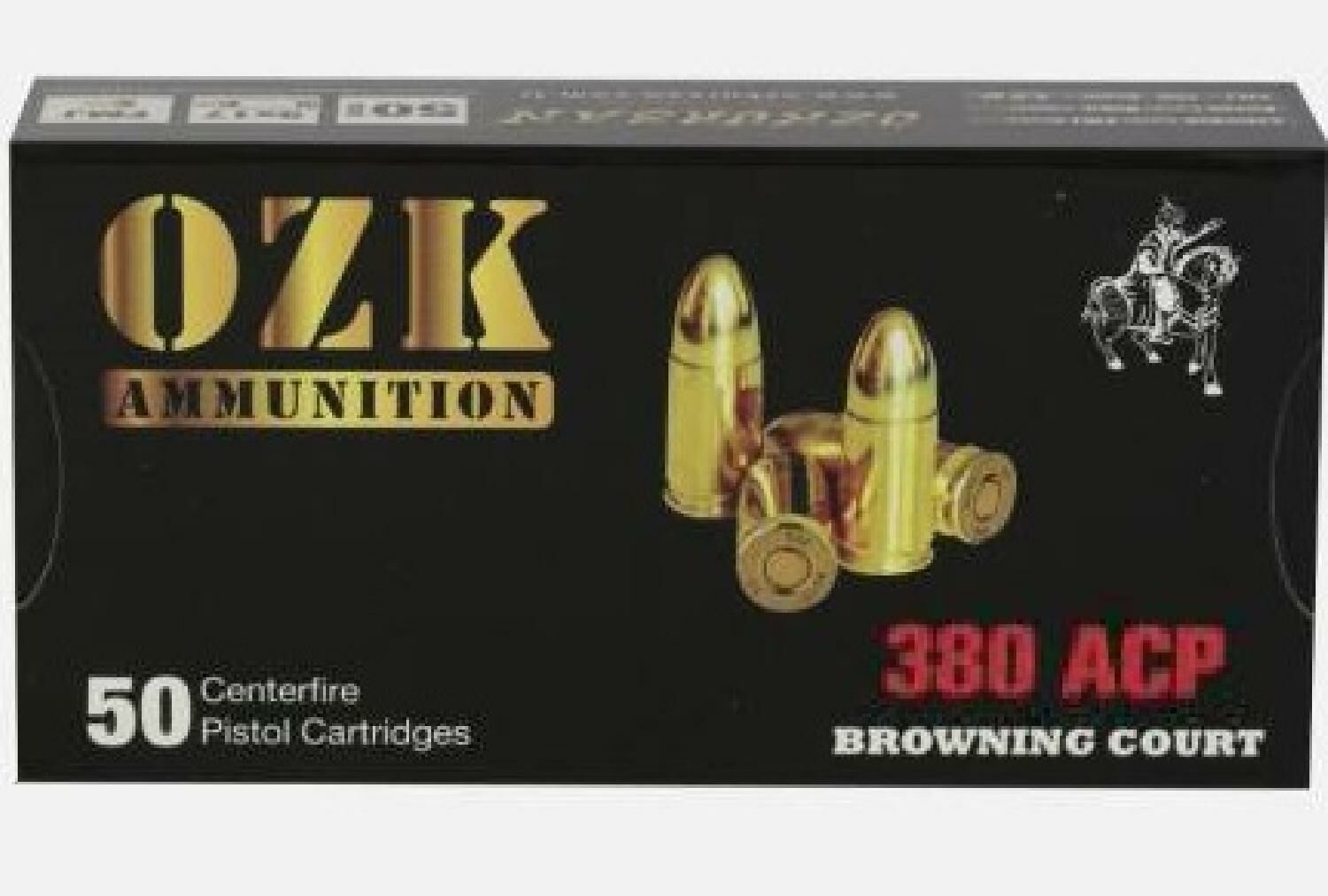 9X17 MM.(380 AUTO) ÖZKURSAN (FMJ-100 GRN) TABANCA FİŞEĞİ 1036