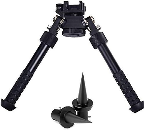 SOTAC V8 Tactical Rifle Bipod Adjustable 360° Gun Tripod Bracket for Outdoor Hunting in Shooting Range Shooting Range
