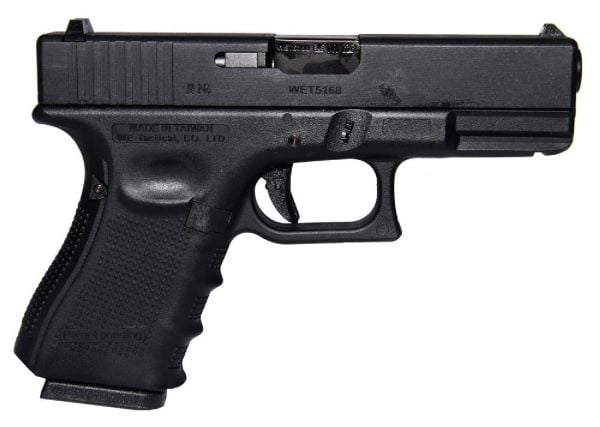 WE GLOCK G19 GEN4 GBB BLACK AIRSOFT