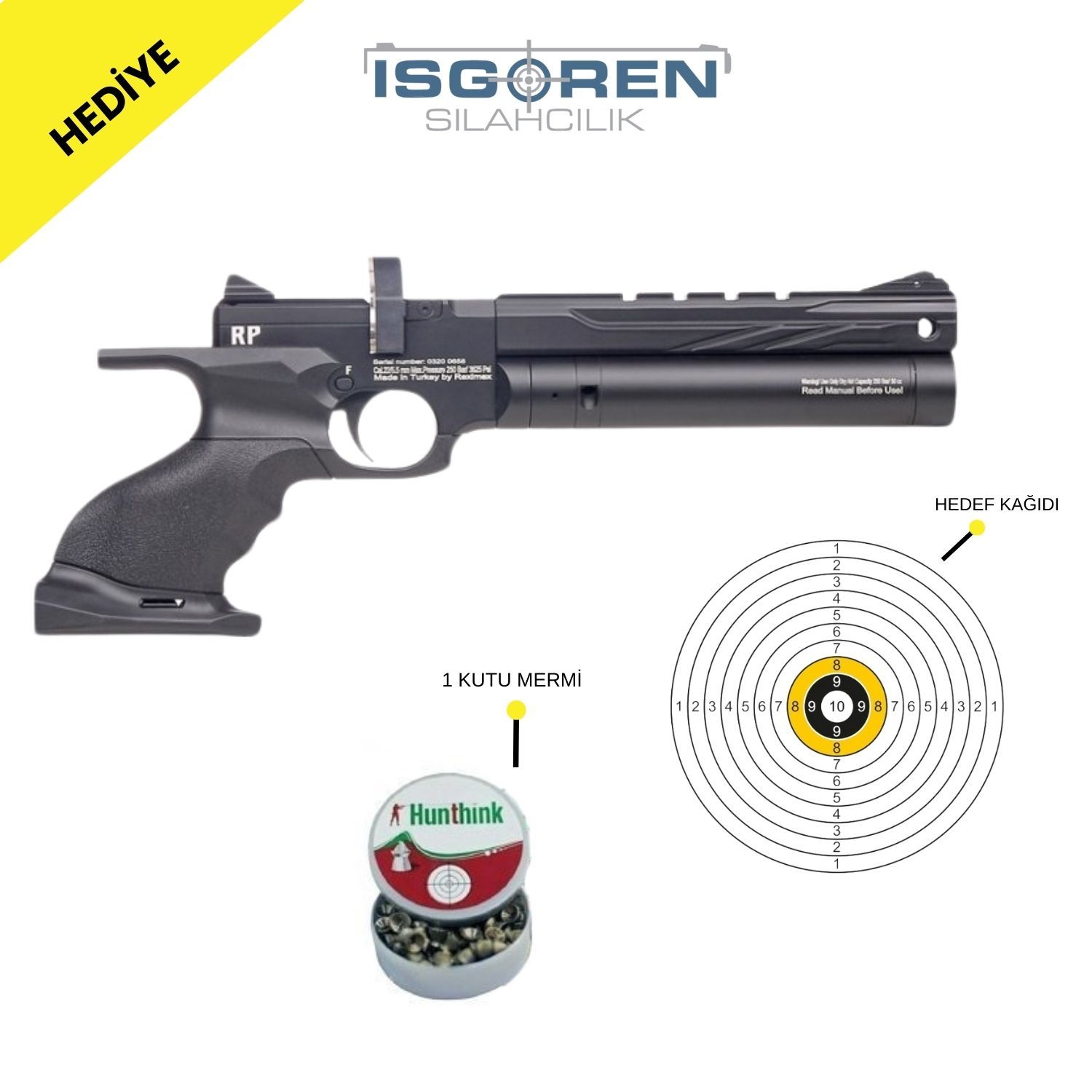 Reximex RP PCP 5.5mm Havalı Tüfek ve Tabanca