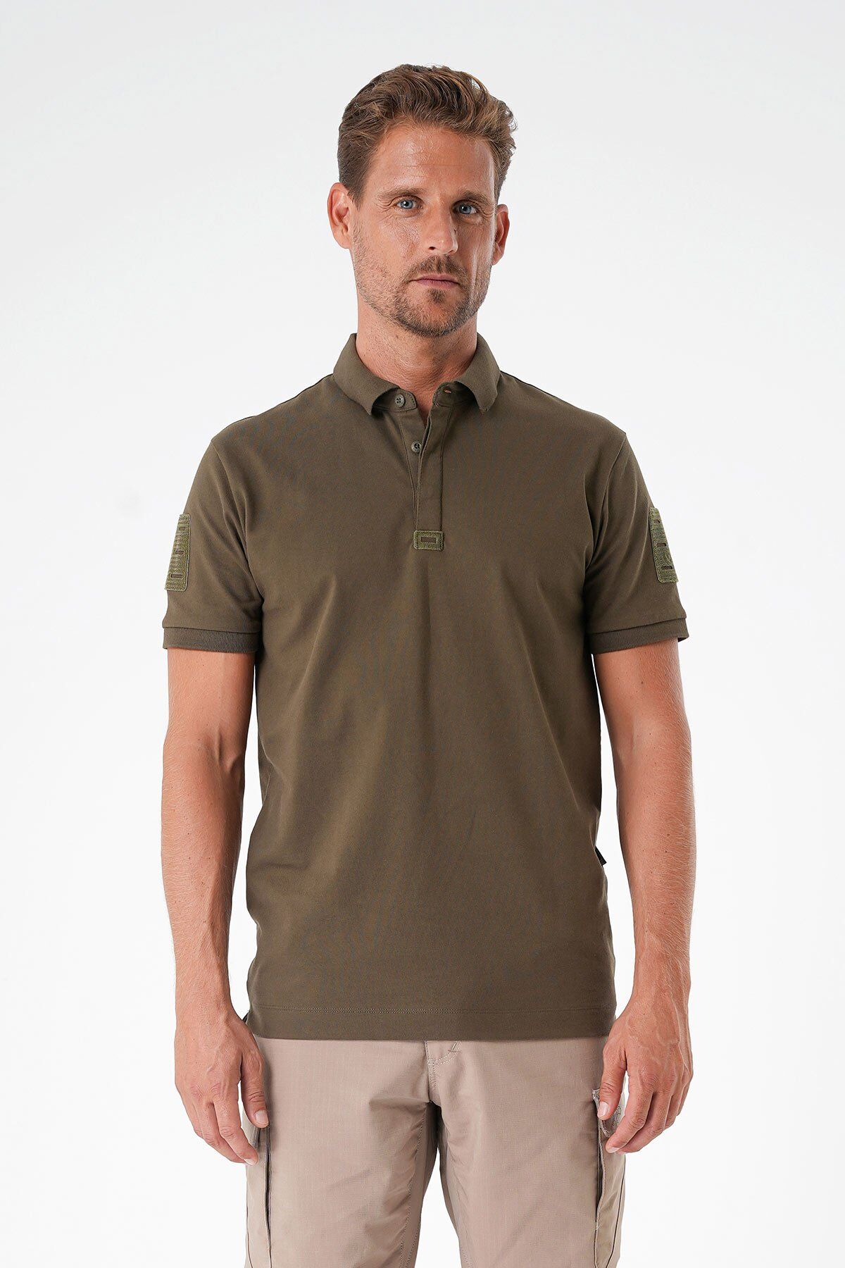 Casual Ryker Polo T-shirt Cırtlı Casual Ryker Polo T-shirt Cırtlı   HAKİ 3XL HAKİ 3XL