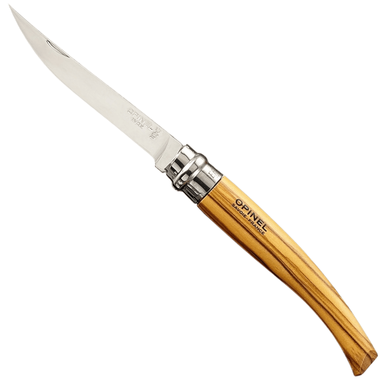 Opinel Inox Zeytin No.10 Fleto Çakı 000645 Sandvik 12C27 Balık Bıçağı