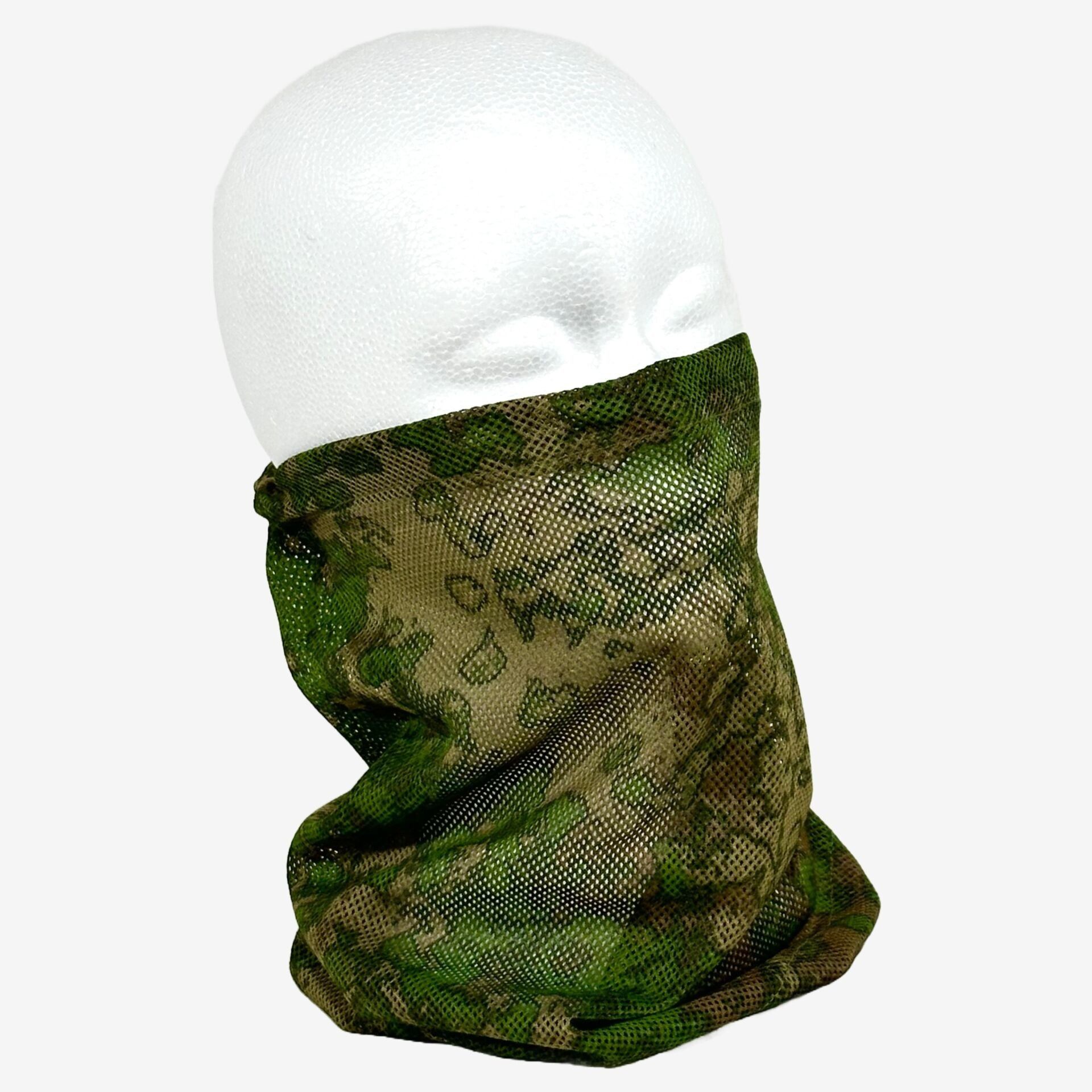 KMCS Face Cover File Nefes Alabilen Yüz Kamuflajı Green (Yeşil)