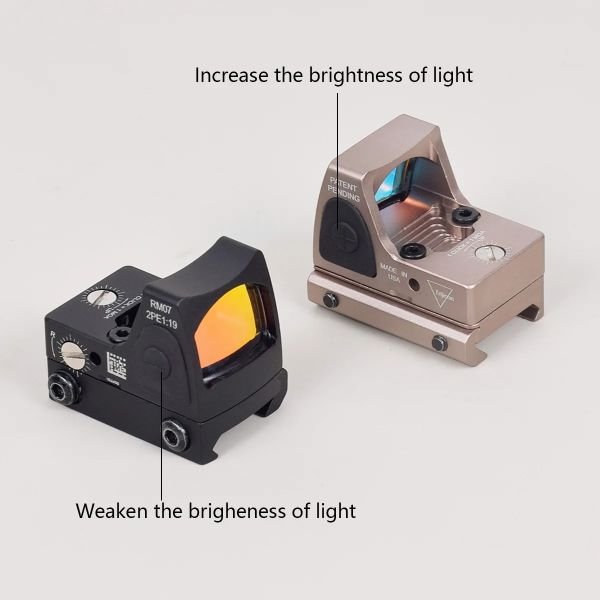 SOTAC RMR  Red Dot Reflex Sight Scope Fit 20mm Weaver Rail Nişangah Tan - SOTAC-RMR-TN