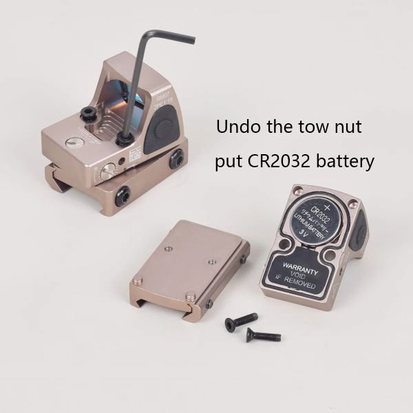 SOTAC RMR  Red Dot Reflex Sight Scope Fit 20mm Weaver Rail Nişangah Tan - SOTAC-RMR-TN
