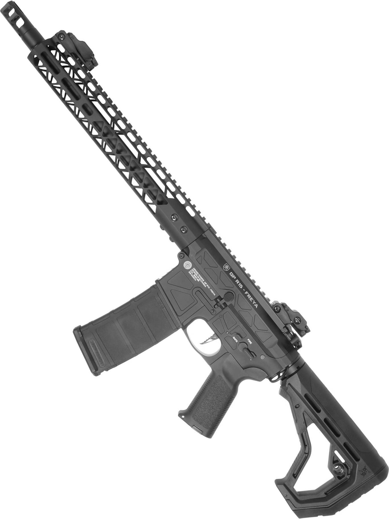Delta Armory FREYA R15 SKELETON 13'' Airsoft Tüfek / Siyah DA-GP-FRY-A21
