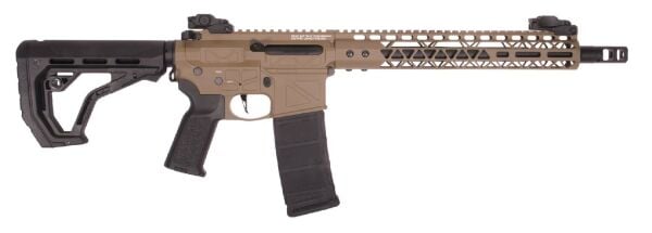 Delta Armory FREYA R15 SKELETON 13'' FULL METAL Half Tan AEG Airsoft Tüfek