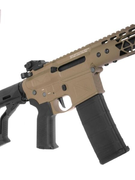 Delta Armory FREYA R15 SKELETON 13'' FULL METAL Half Tan AEG Airsoft Tüfek