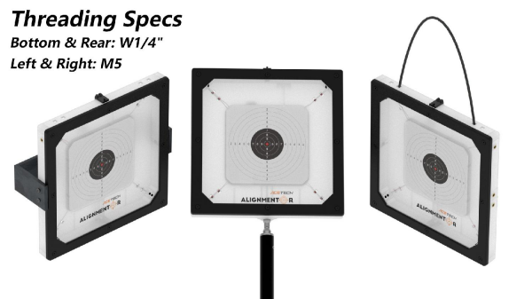 Acetech Alignmentor Akıllı Puanlamalı 20x20cm POLIGON Hedefi CEP TELEFONU SKOR UYGULAMALI