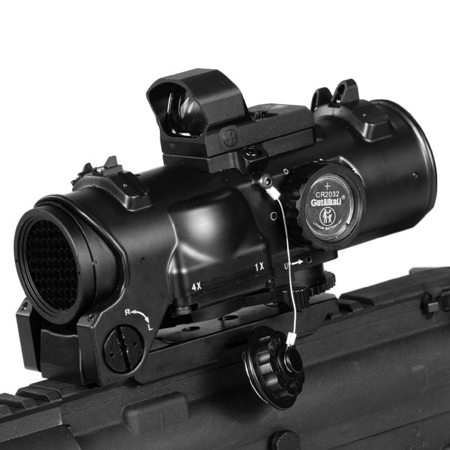 Novritsch 1x / 4x Prism Elcan Tipi Dürbün - BB Korumalı Airsoft Optiği (E173B)