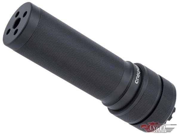 Angel Custom PBS-1 Airsoft Susturucu Replika - Siyah (Tracer'a dönüştürülebilir)