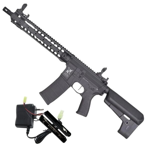 Delta Armory AR15 URX3 12'' BRAVO Siyah AEG Airsoft  / Pil Şarj Setli