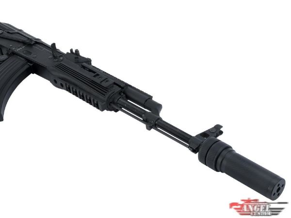 Angel Custom PBS-1 Airsoft Susturucu Replika - Siyah (Tracer'a dönüştürülebilir)