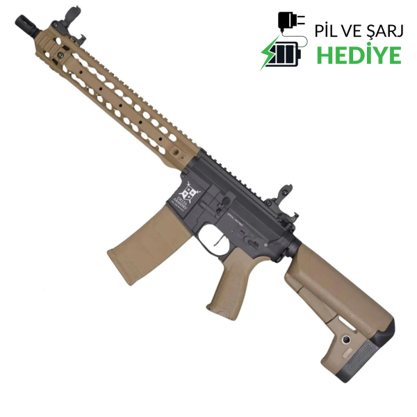 Delta Armory AR15 URX3 12'' BRAVO PIL ŞARJ SET Airsoft Tüfek / Half Tan DA-B14-HT