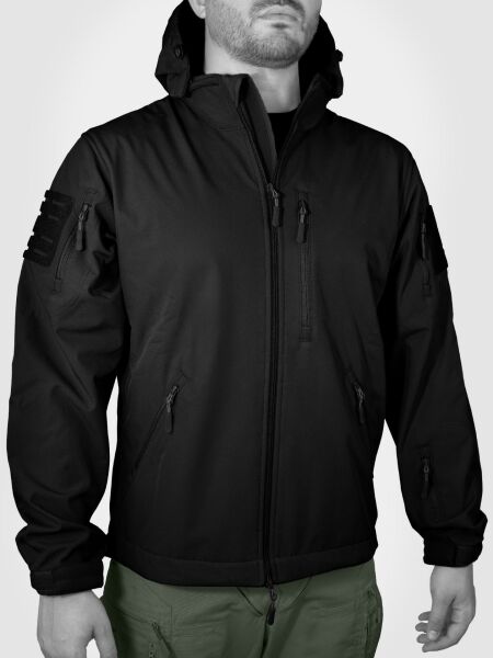 MUDEIR TACTICAL Softshell 10 Cepli Mont BATUR SİYAH