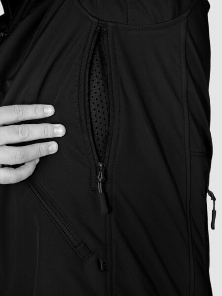 MUDEIR TACTICAL Softshell 10 Cepli Mont BATUR SİYAH