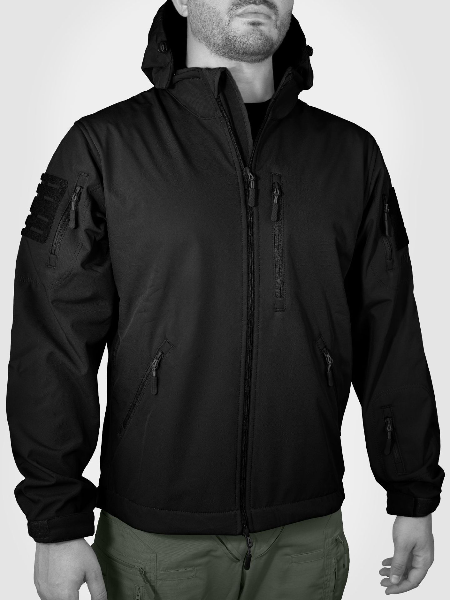 MUDEIR TACTICAL Softshell 10 Cepli Mont BATUR SİYAH MUDEIR TACTICAL Softshell 10 Cepli Mont BATUR SİYAH XS XS