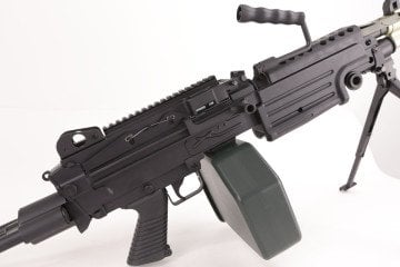 FN Lisanslı M249 PARA FULLMELTAL SIYAH Airsoft Makinalı AEG