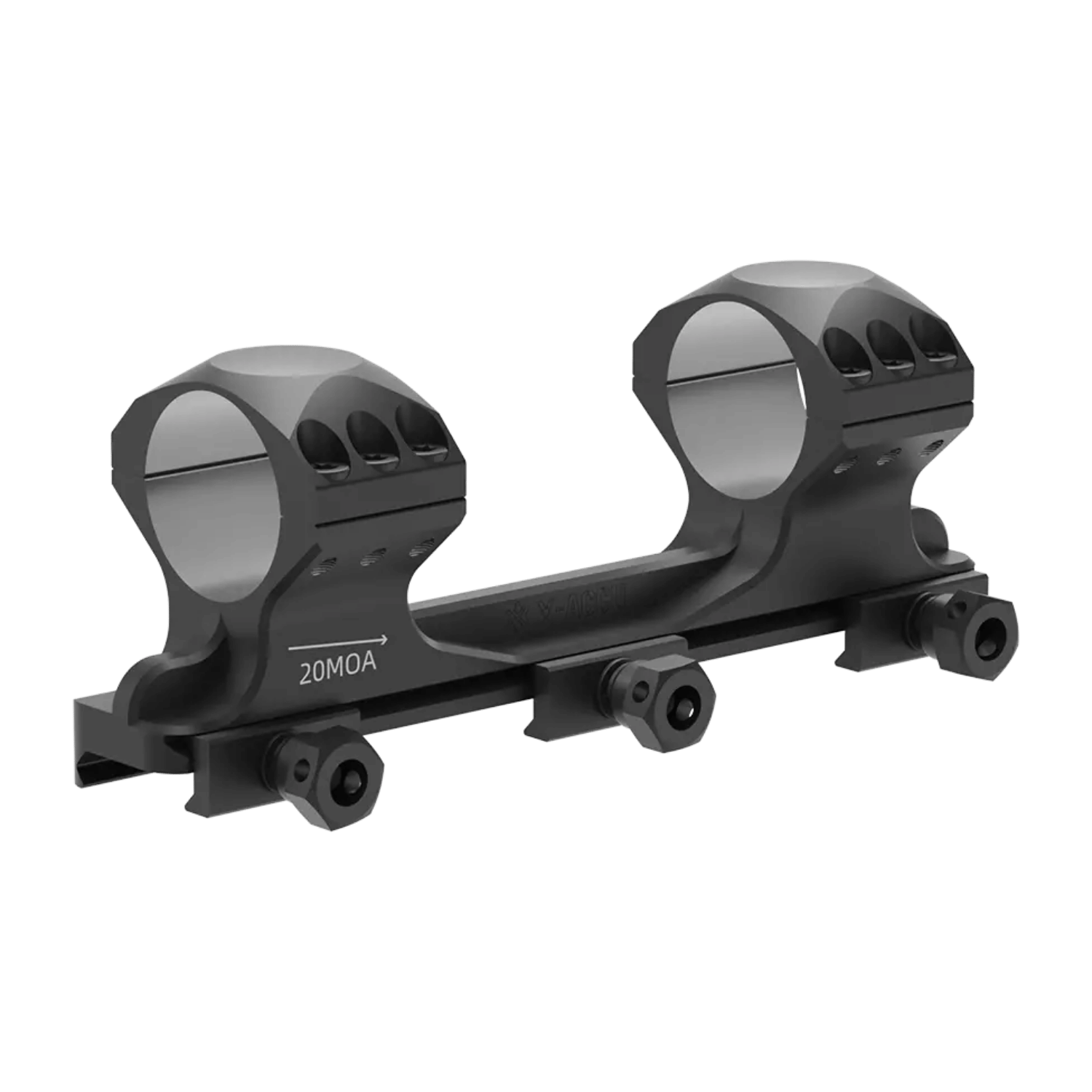 X-ACCU 30mm 1.4'' High Yüksek Profil Tek Parça 20MOA Picatinny Montaj Halkası - XASR-3013