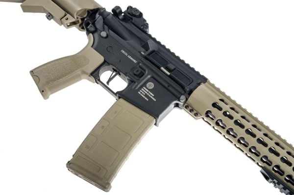 Delta Armory Grand Power AR15 KeyMod 10'' Charlie  PIL SARJ SET Airsoft Tüfek / Half TAN DA-GP-C04-HT