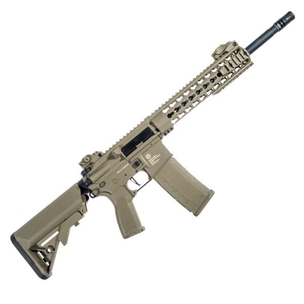 Delta Armory Grand Power AR15 KeyMod 10'' Charlie PIL SARJ SET Airsoft Tüfek / FULL TAN DA-GP-C04-FT