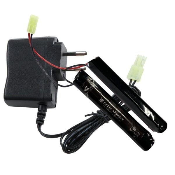 Delta Armory AR15 SilentOps 9'' Charlie Siyah AEG Airsoft Tüfek / Pil Şarj Setli