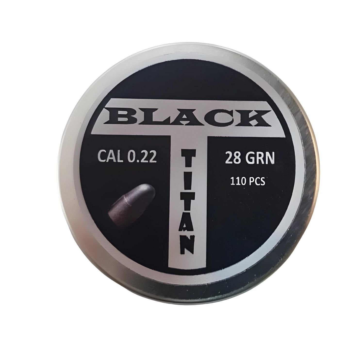 Titan Black 0.22cal 28 Grn 110 Adet Solid Pellet