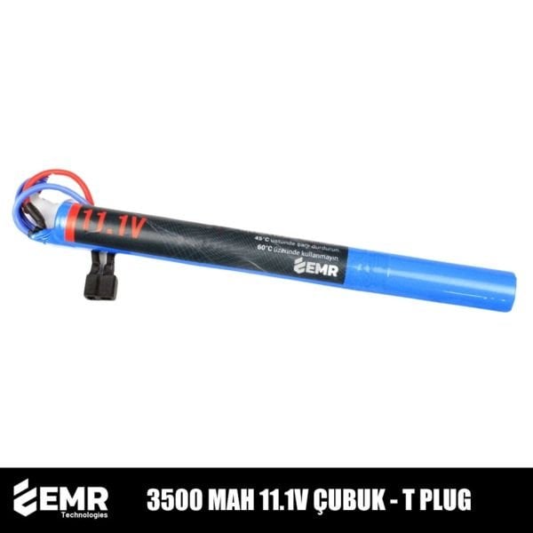 EMR 11.1V 3500 Mah Çubuk – T Plug Lithium-Ion Pil
