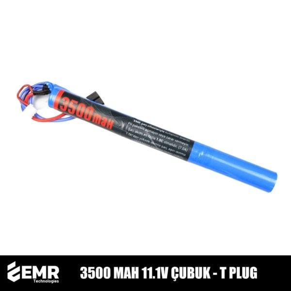 EMR 11.1V 3500 Mah Çubuk – T Plug Lithium-Ion Pil