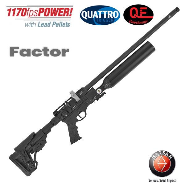 HATSAN FACTOR PCP HAVALI TÜFEK - SİYAH