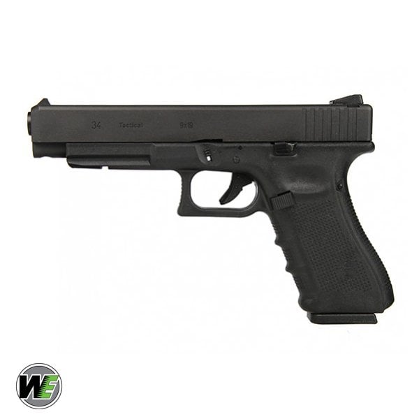 WE GLOCK34 G34 GEN4 SIYAH GBB AIRSOFT TABANCA