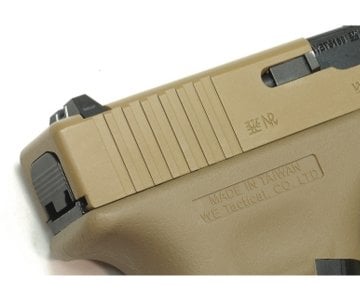 WE GLOCK 17 G17 TT TAN AIRSOFT TABANCA