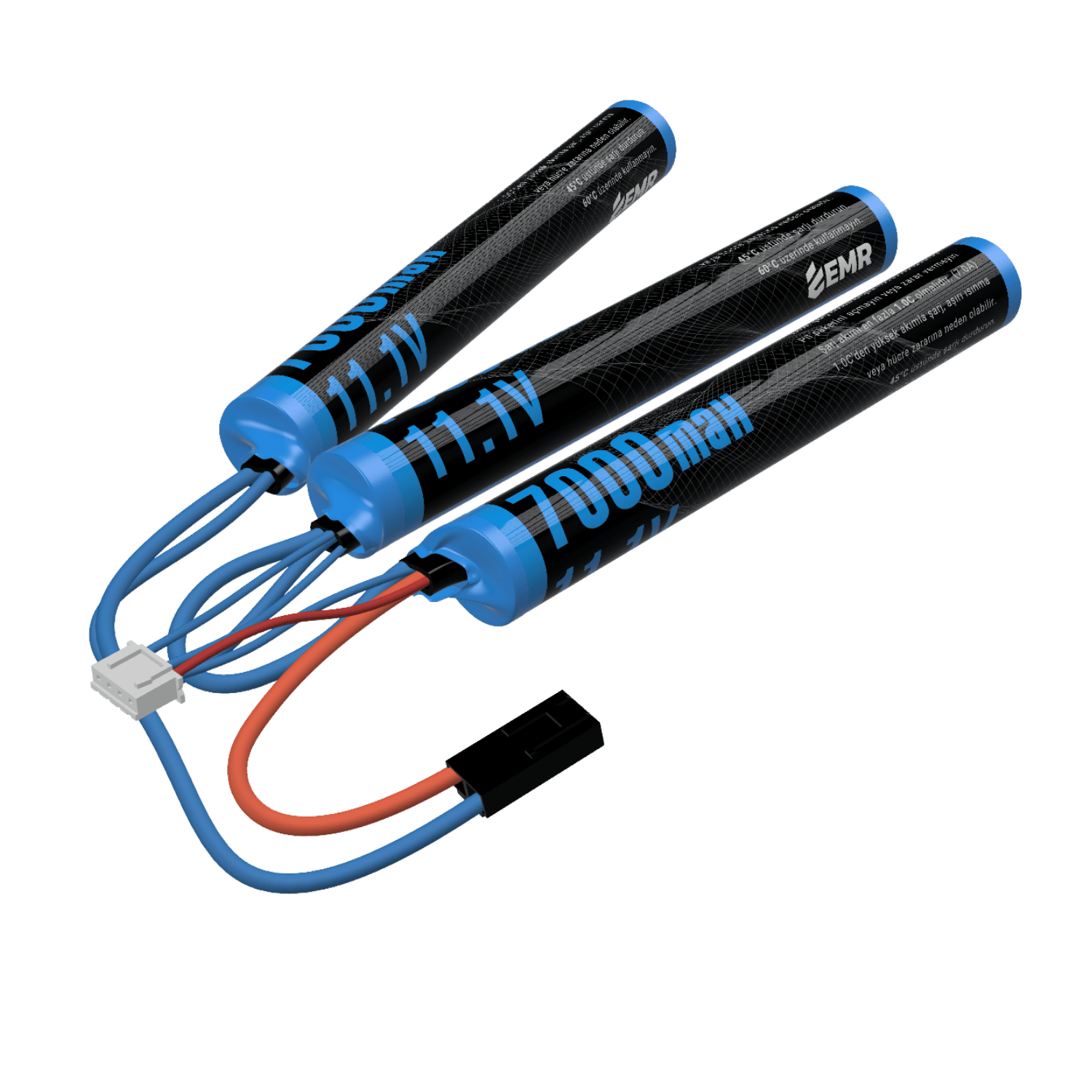 EMR 11.1V 7000mAh Lithium Ion Üç Yaprak - Tamiya