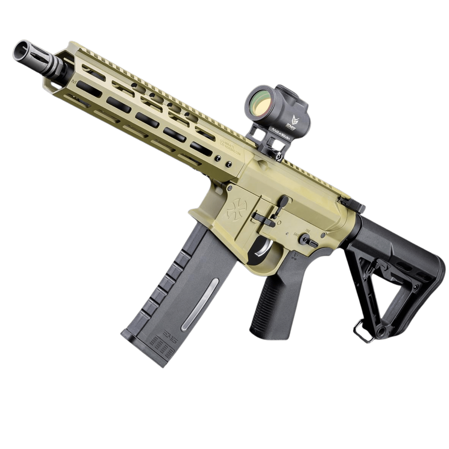 EMG NOVESKE Gen4 BAZOOKA GREEN Artemis Gearbox EShooter Kestrel ETU Airsoft AEG Training Rifle