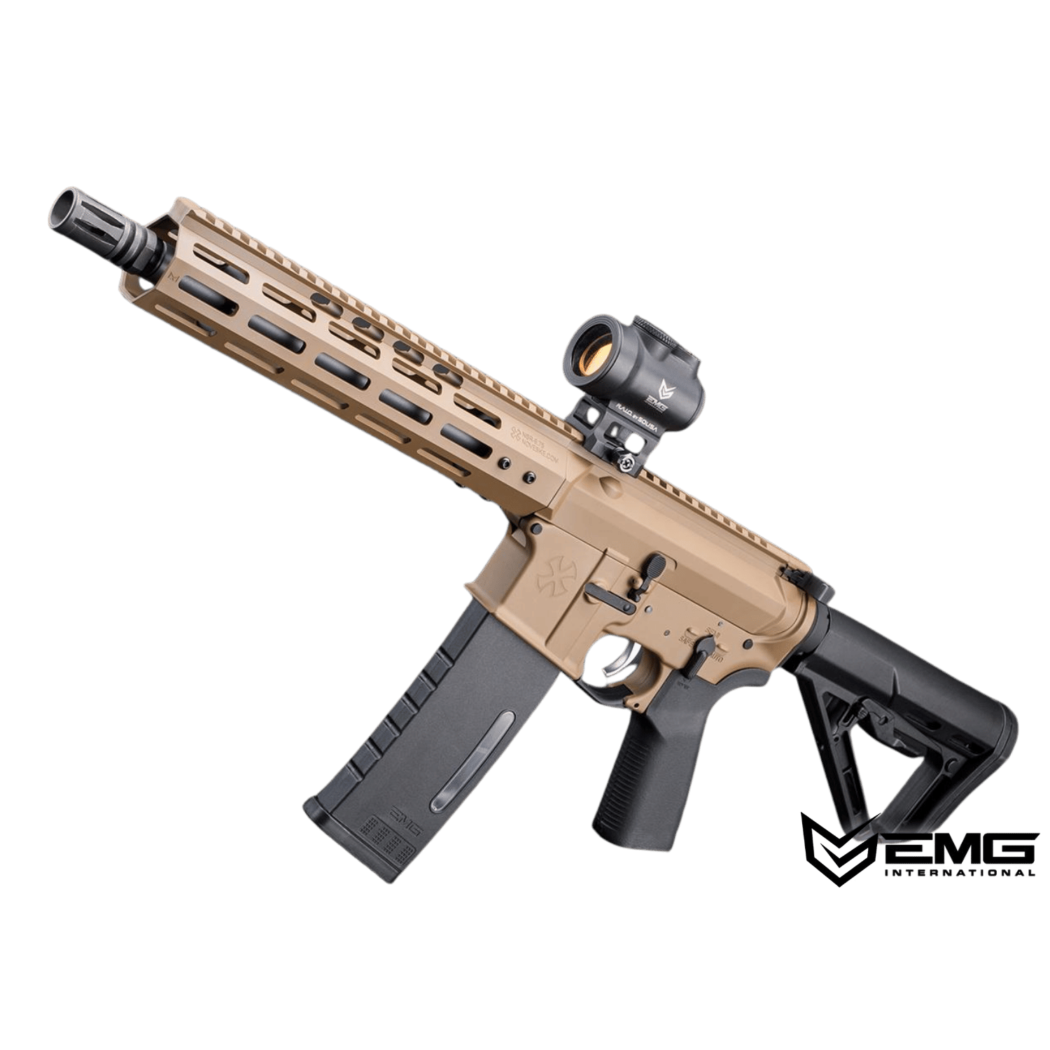EMG NOVESKE Gen4 TAN Artemis Gearbox EShooter Kestrel ETU Airsoft AEG Training Rifle