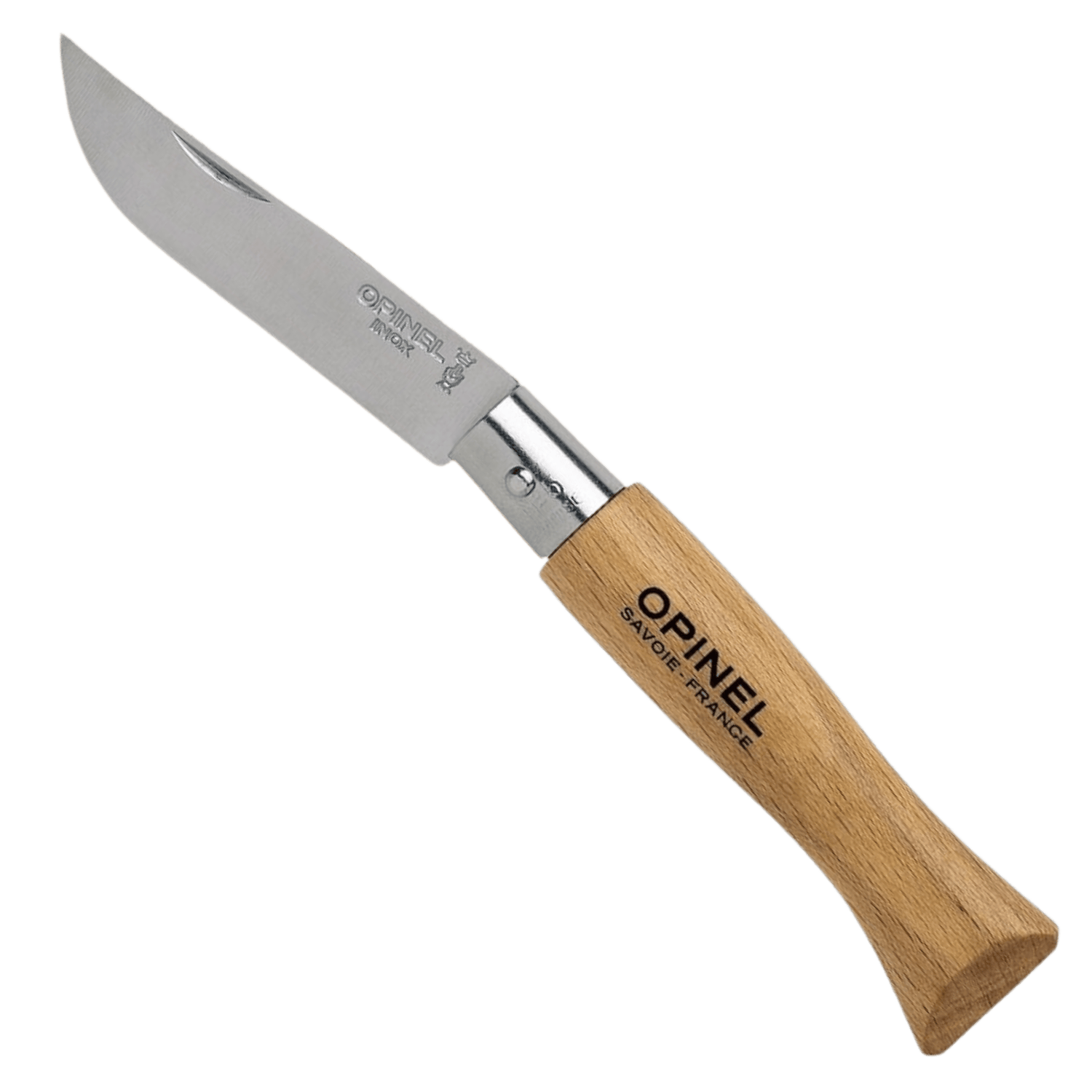Opinel Inox No.5 Çakı 001072 Sandvik 12C27 Paslanmaz Çelik Cep Çakısı