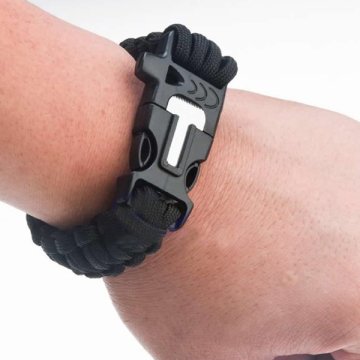ISG TACT PARACORD İPLİ BİLEKLİK Siyah