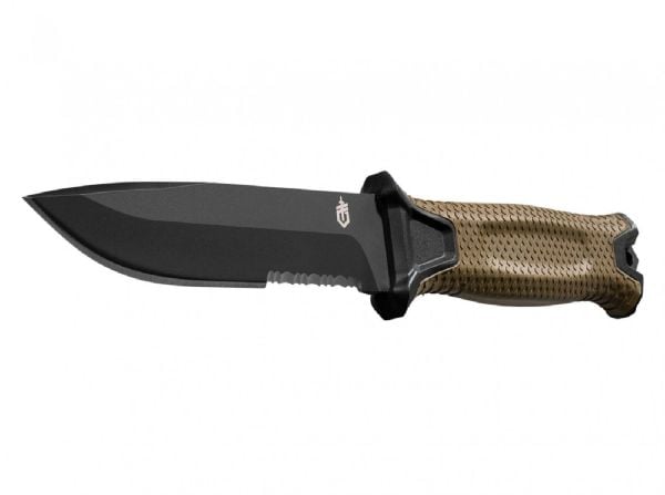 Gerber StrongArm Fixed Testere Ağızlı Kahverengi Bıçak Blisterli (31-003655)