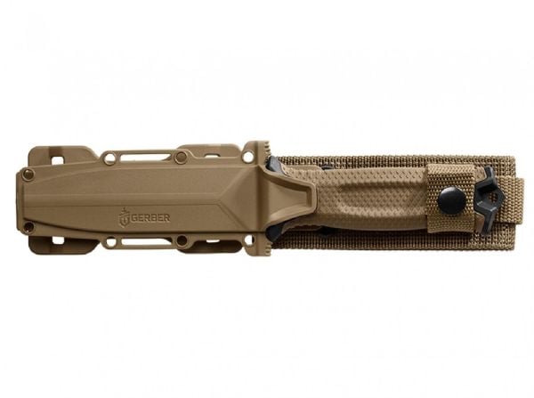 Gerber StrongArm Fixed Testere Ağızlı Kahverengi Bıçak Blisterli (31-003655)